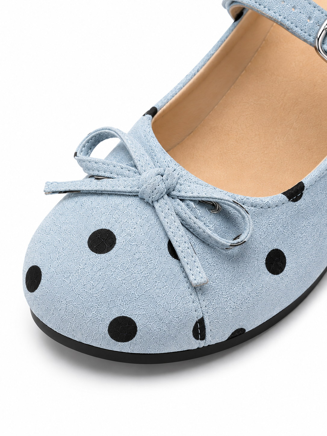 Sunny Polka Mary Jane Flats