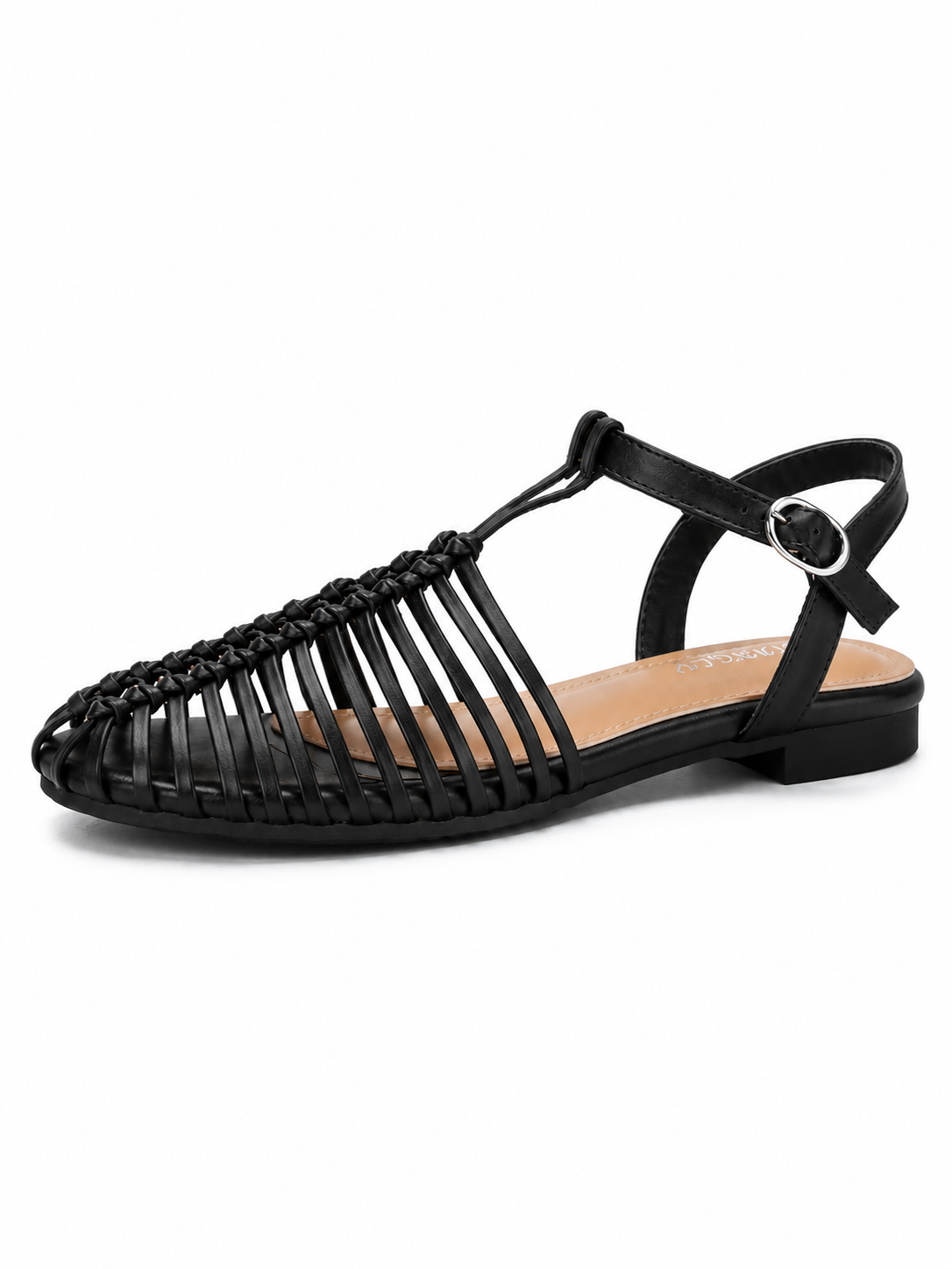 Woven Cage Flat Sandals