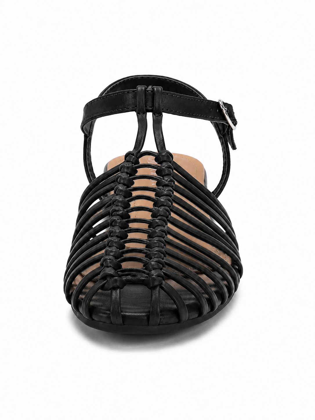 Woven Cage Flat Sandals