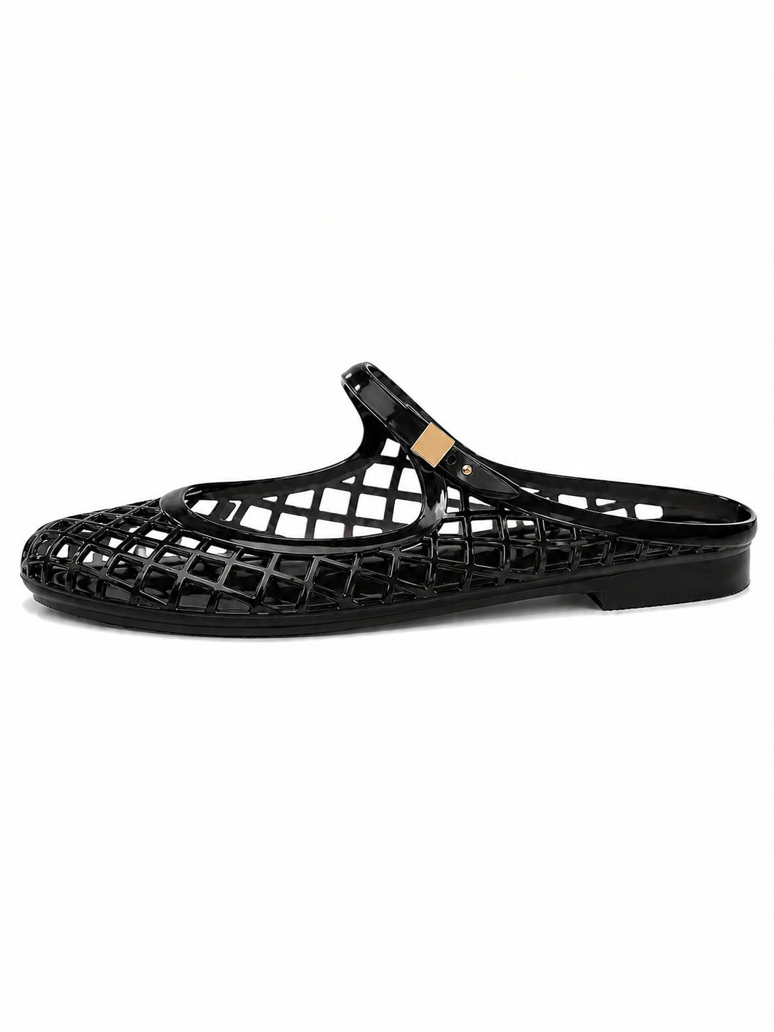 Retro Jelly Cage Mule Flats