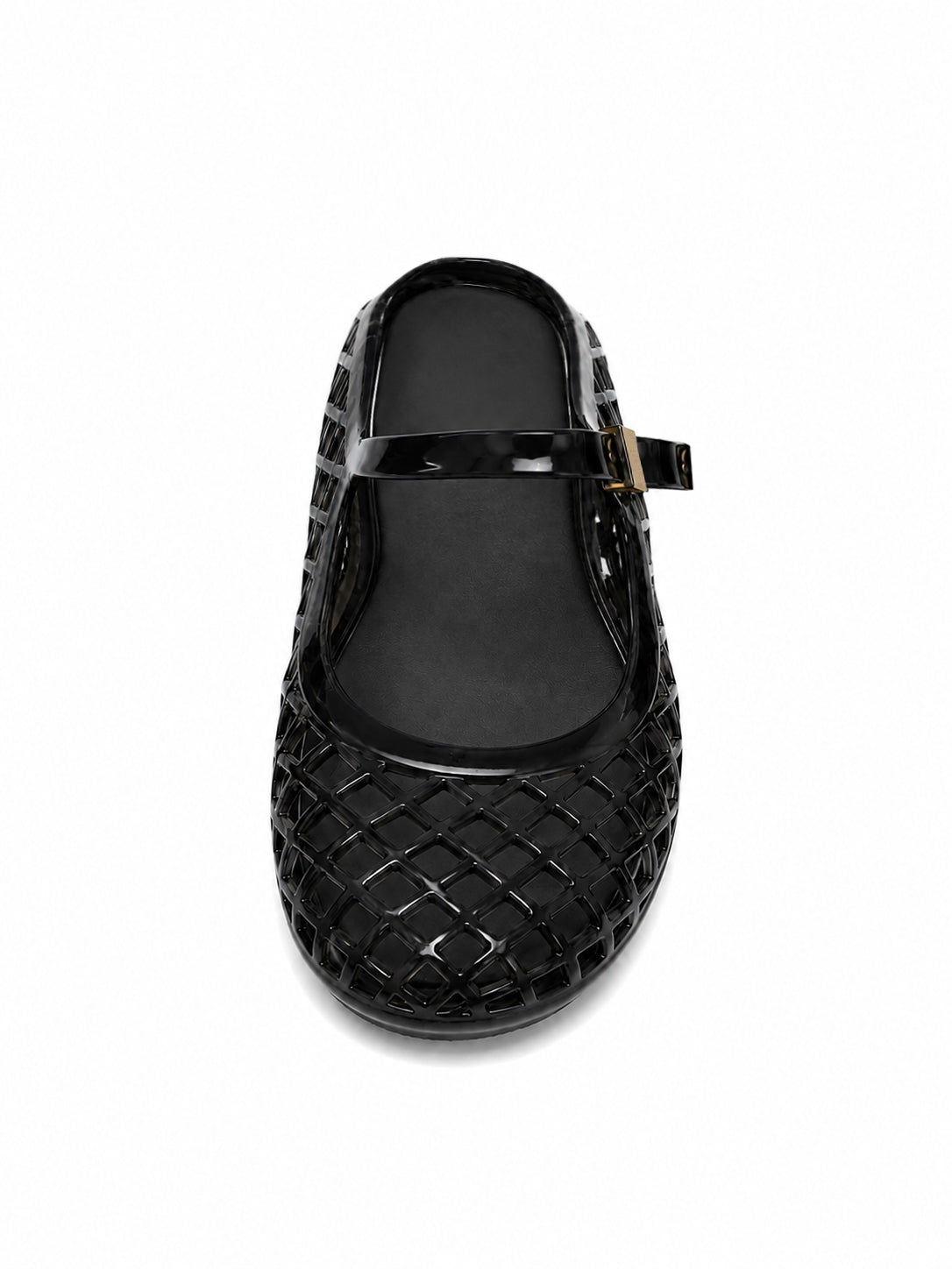 Retro Jelly Cage Mule Flats