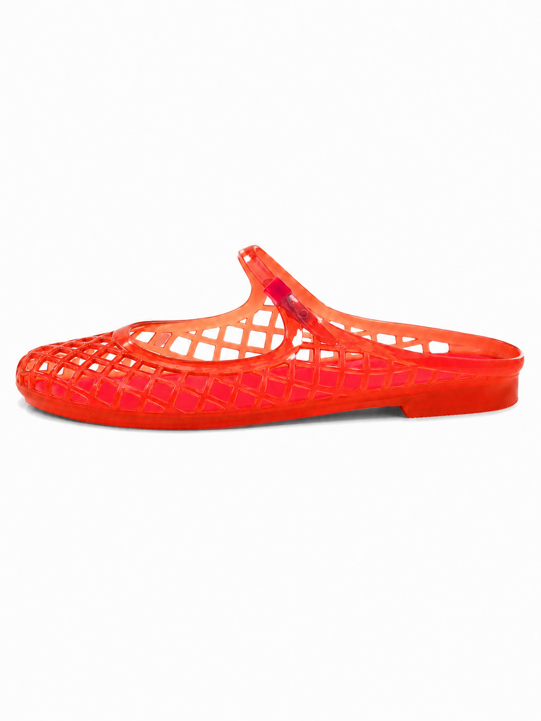 Retro Jelly Cage Mule Flats