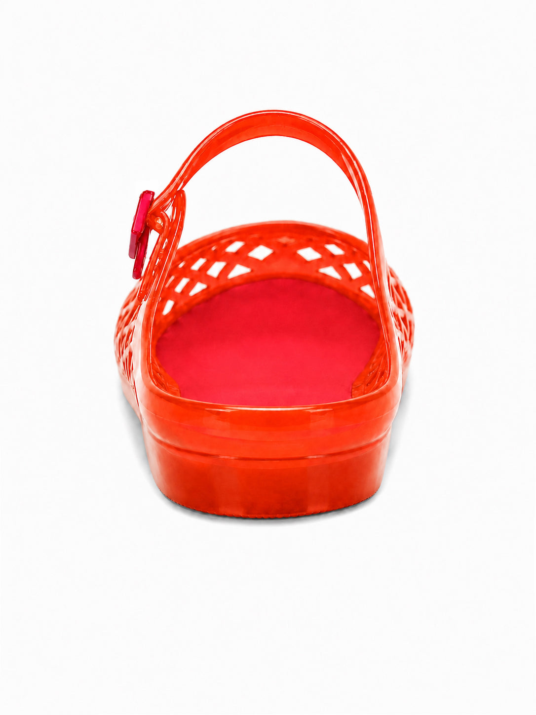 Retro Jelly Cage Mule Flats