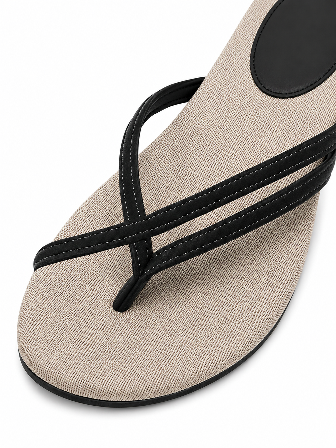 Minimal Cross Strap Thong Sandals – Women’s Flat Summer Slide Sandals