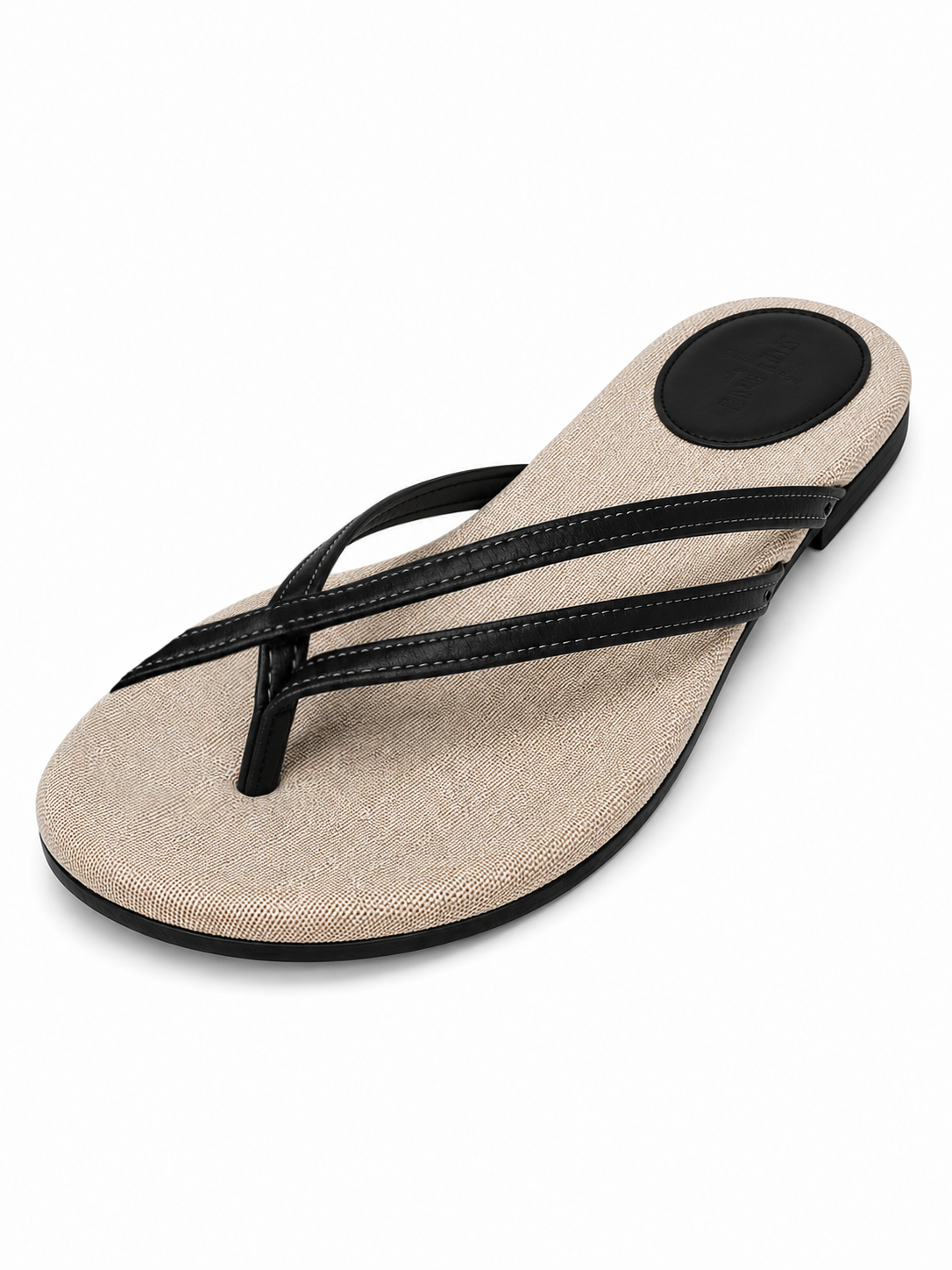 Minimal Cross Strap Thong Sandals – Women’s Flat Summer Slide Sandals
