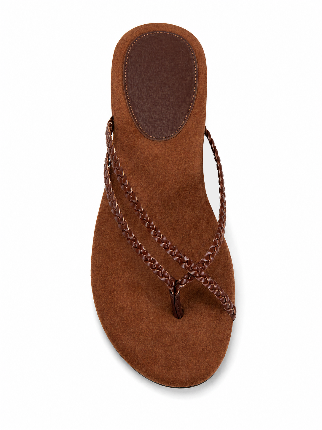 Minimal Cross Strap Thong Sandals – Women’s Flat Summer Slide Sandals