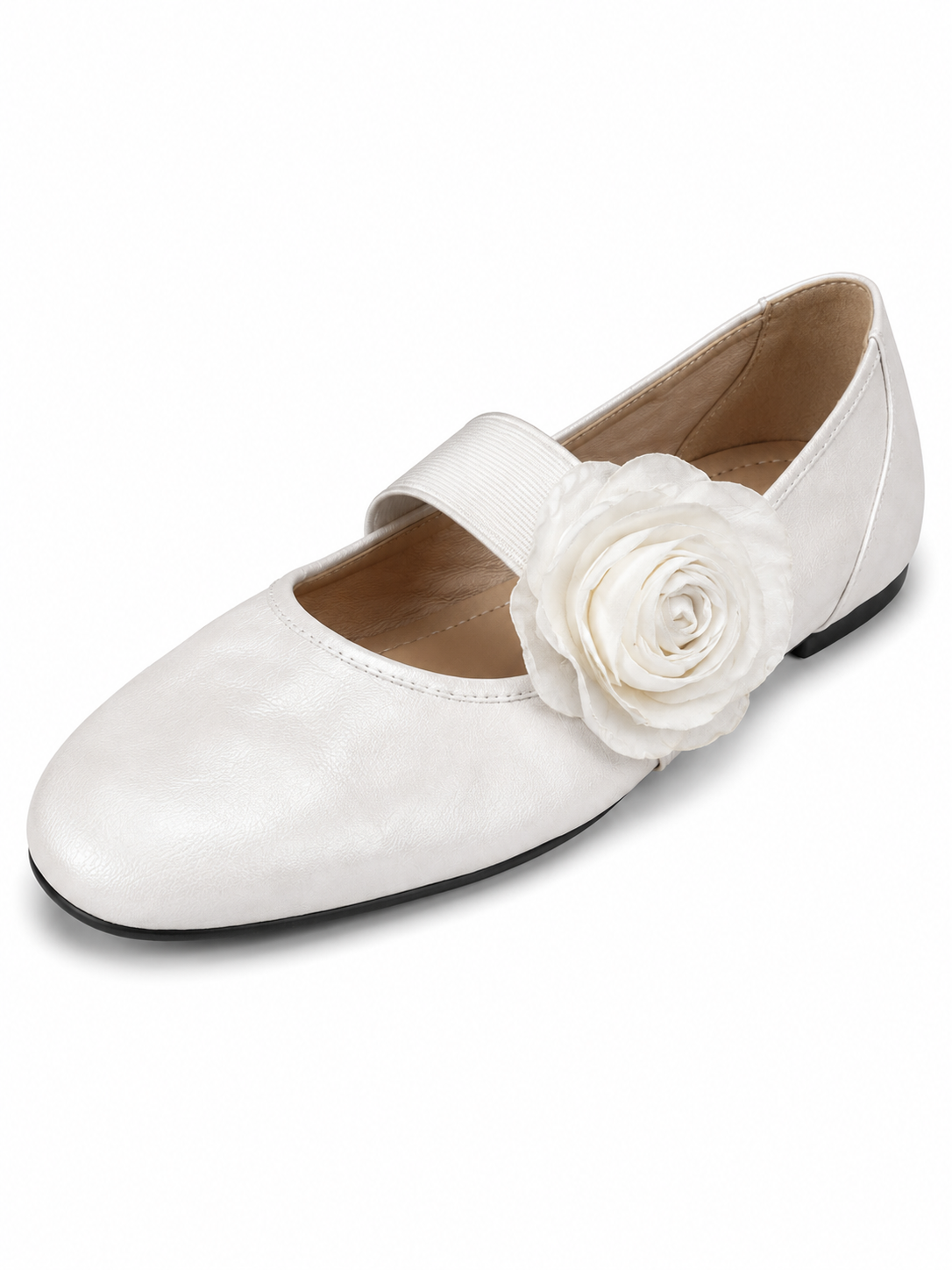 Vintage Coquette Mary Jane Flats – Romantic Floral Ballet Shoes for Women