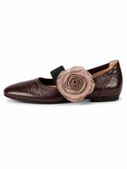 Vintage Coquette Mary Jane Flats – Romantic Floral Ballet Shoes for Women