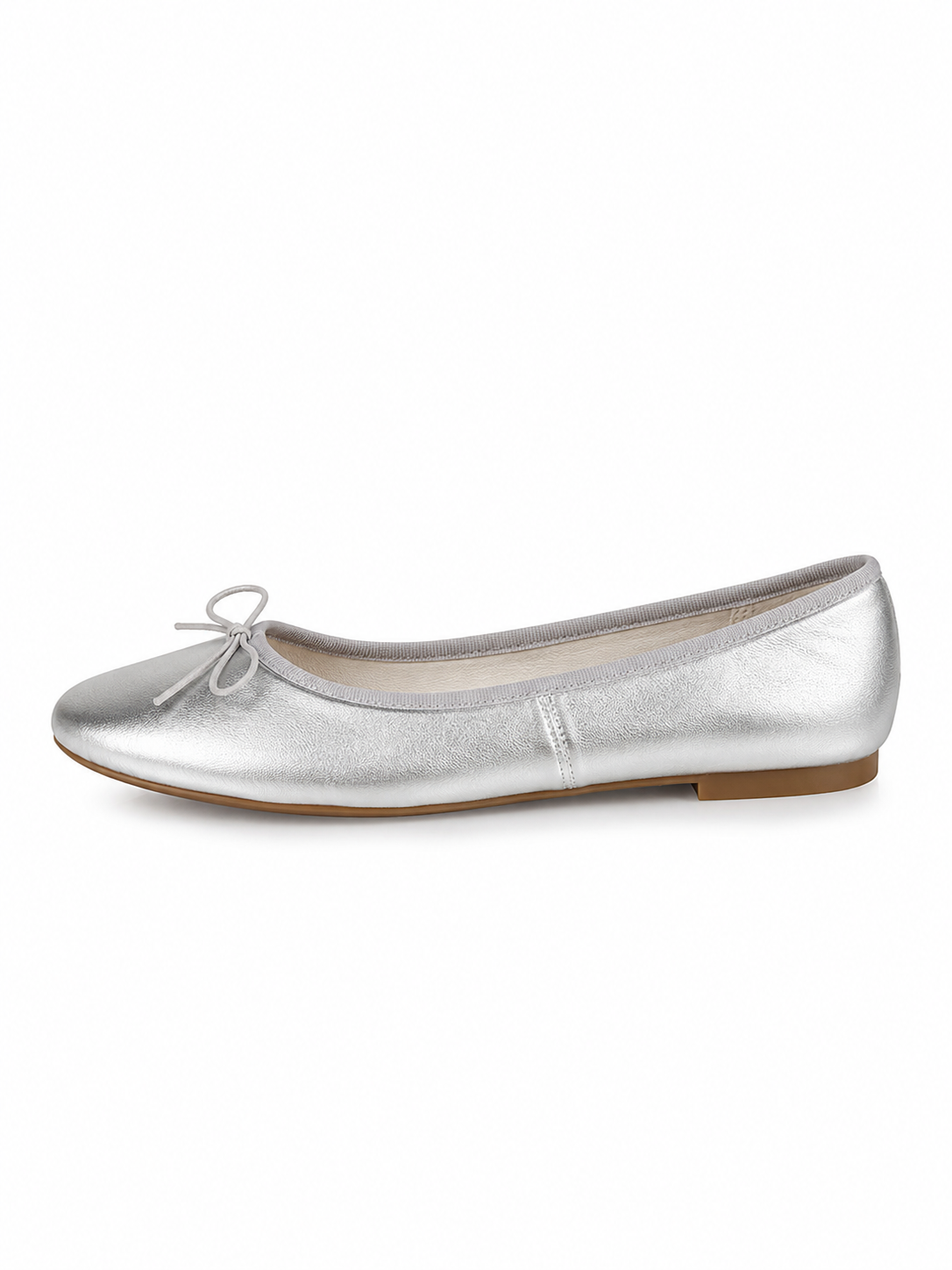 Vintage Ballet Flats for Women – Minimalist Bow Tie Slip On Ballet Shoes | Soft Leather Inspired Everyday Flats