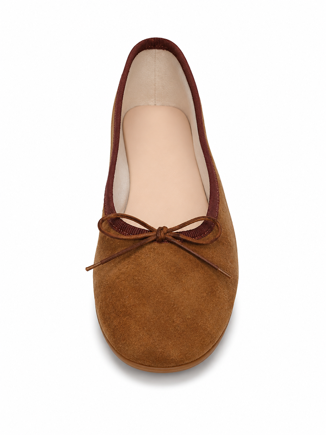 Vintage Ballet Flats for Women – Minimalist Bow Tie Slip On Ballet Shoes | Soft Leather Inspired Everyday Flats