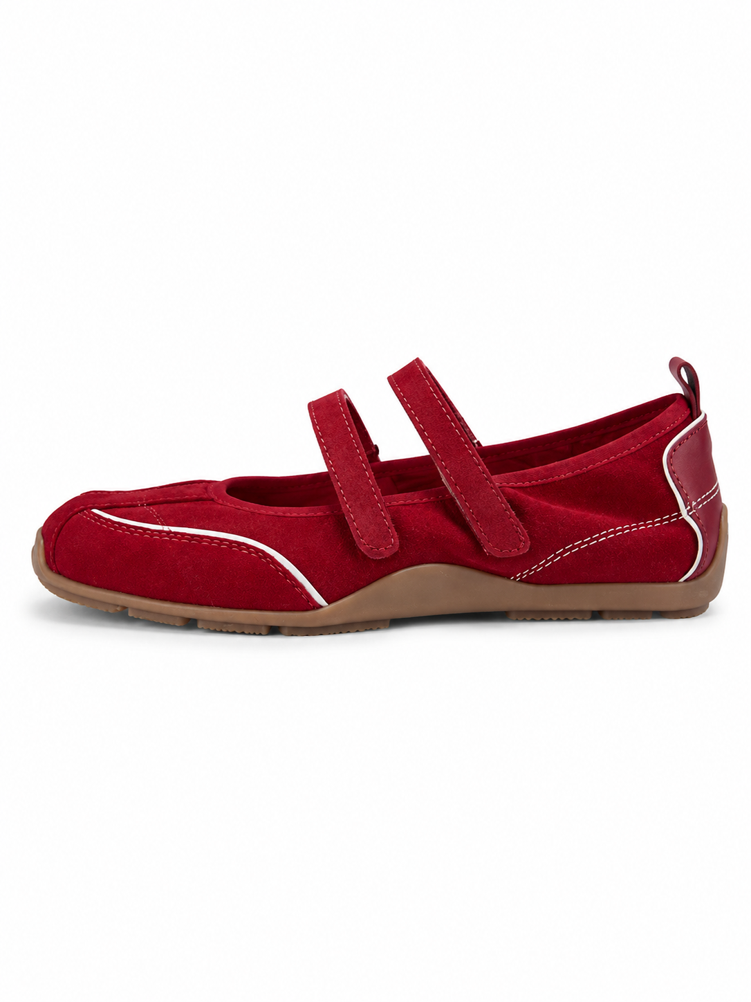 Retro Sport Mary Jane Flats – Double Strap Comfort Ballet Sneakers