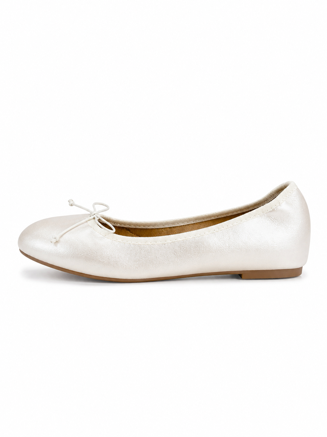 Square Toe Ballet Flats – Soft Leather Bow Flats for Everyday Comfort