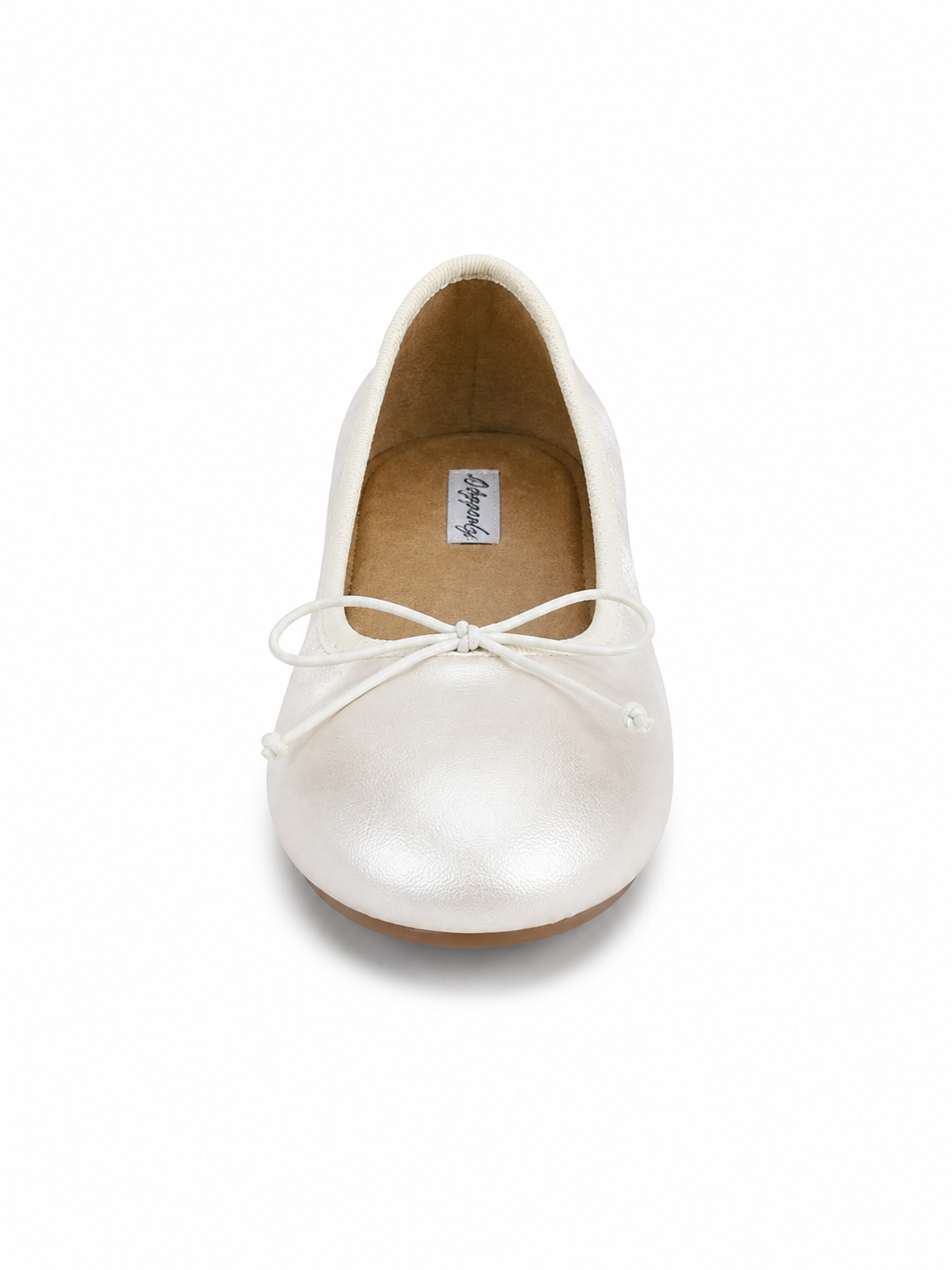 Square Toe Ballet Flats – Soft Leather Bow Flats for Everyday Comfort