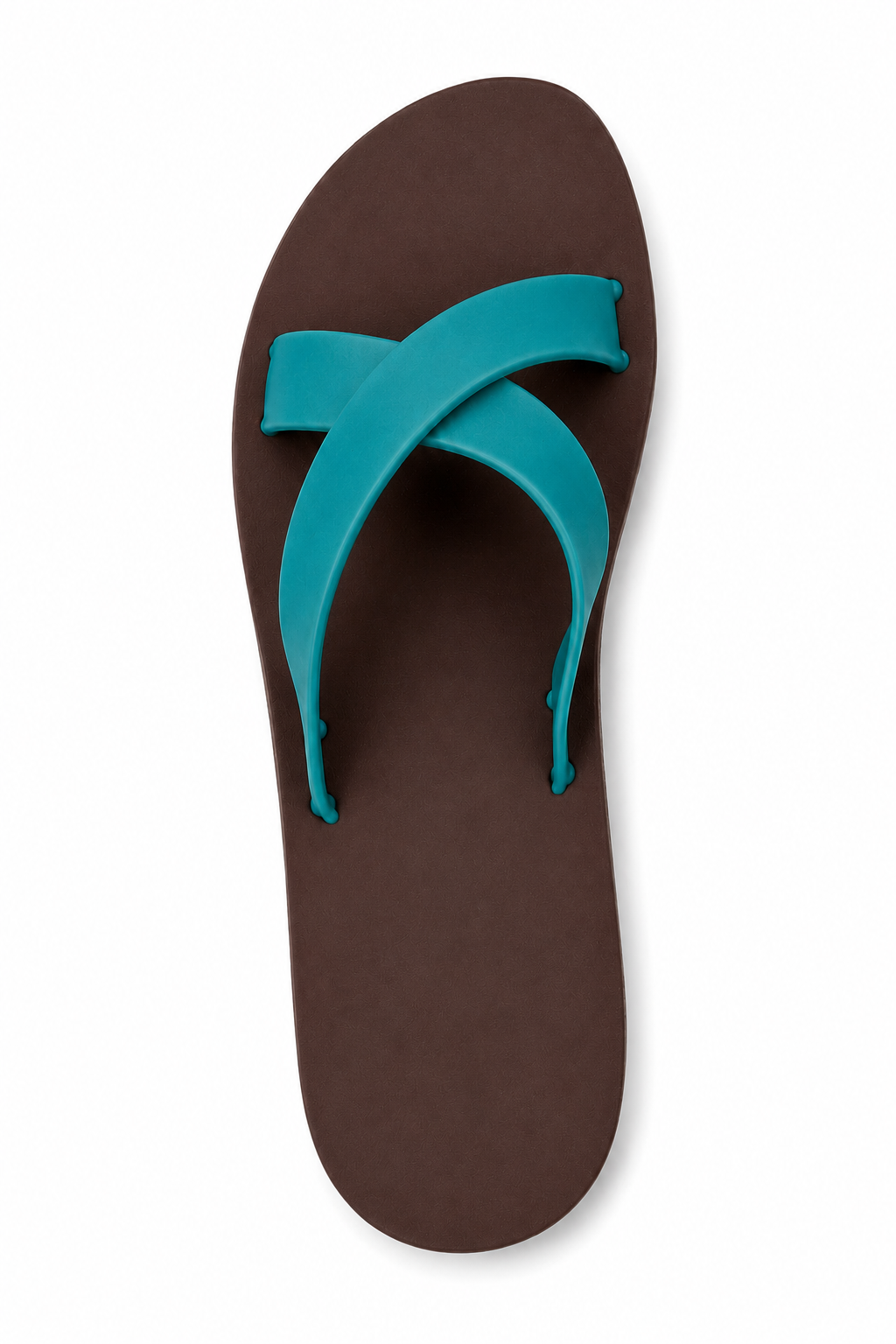 Women’s Criss Cross Rubber Slide Sandals – 100% Solid Rubber Flat Slides