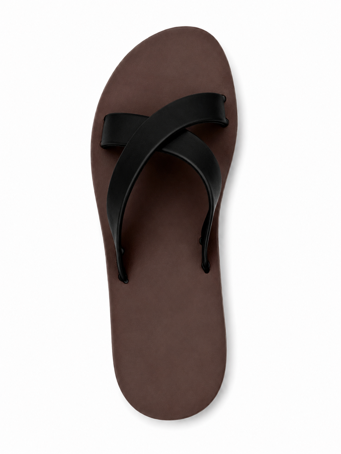 Women’s Criss Cross Rubber Slide Sandals – 100% Solid Rubber Flat Slides