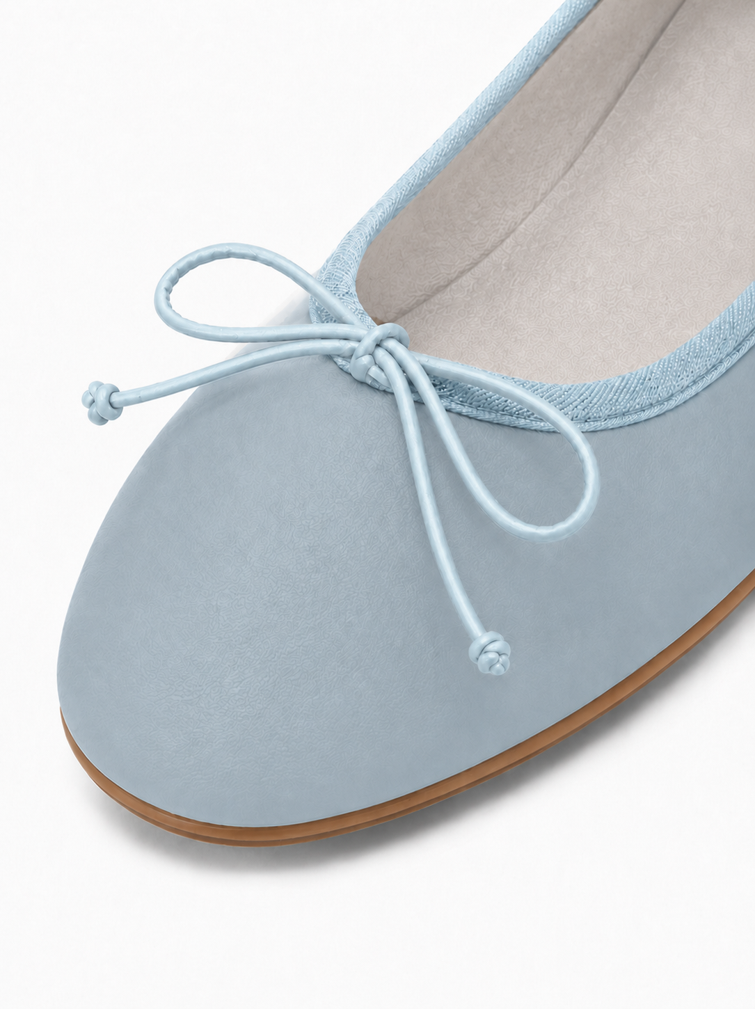 Square Toe Ballet Flats – Soft Leather Bow Flats for Everyday Comfort