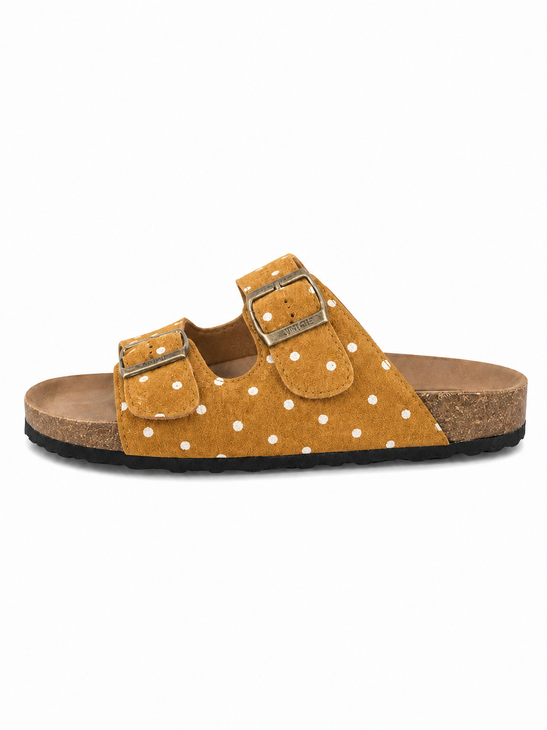 Retro Polka Dot Cork Slides