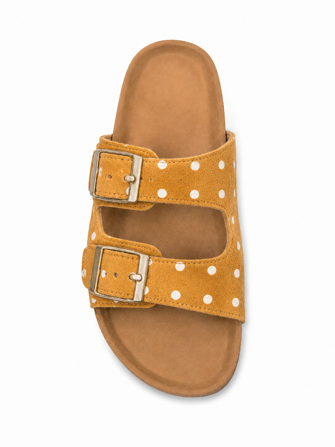 Retro Polka Dot Cork Slides