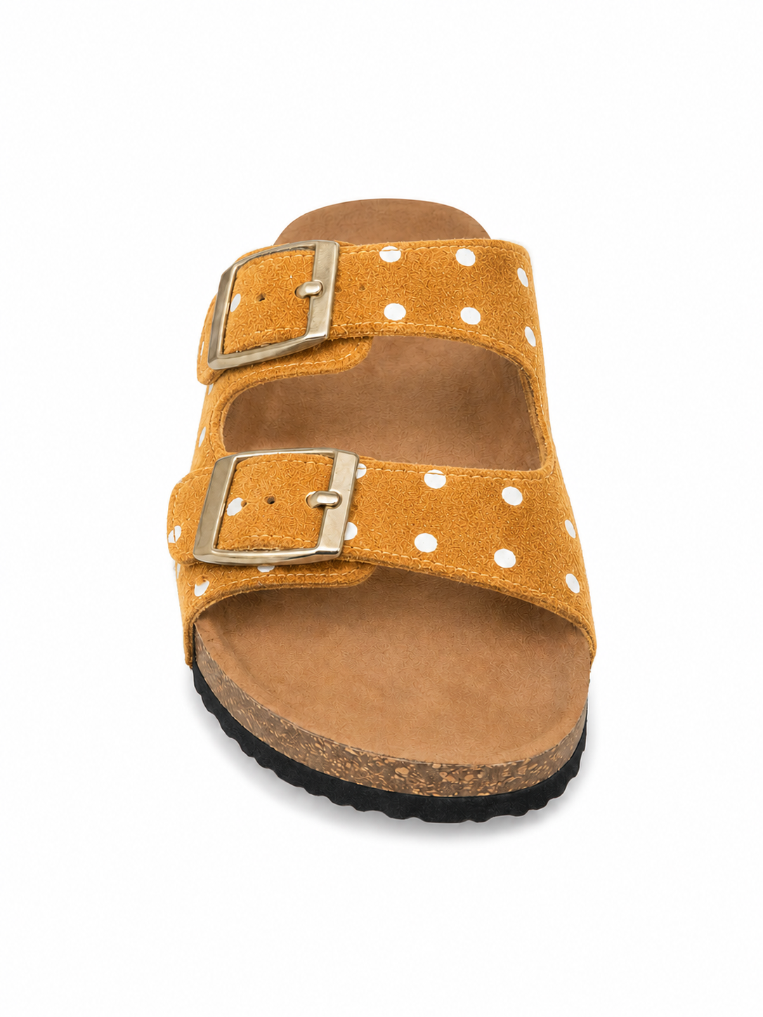 Retro Polka Dot Cork Slides