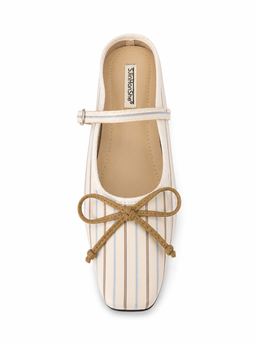 Vintage Bow Mary Jane Flats