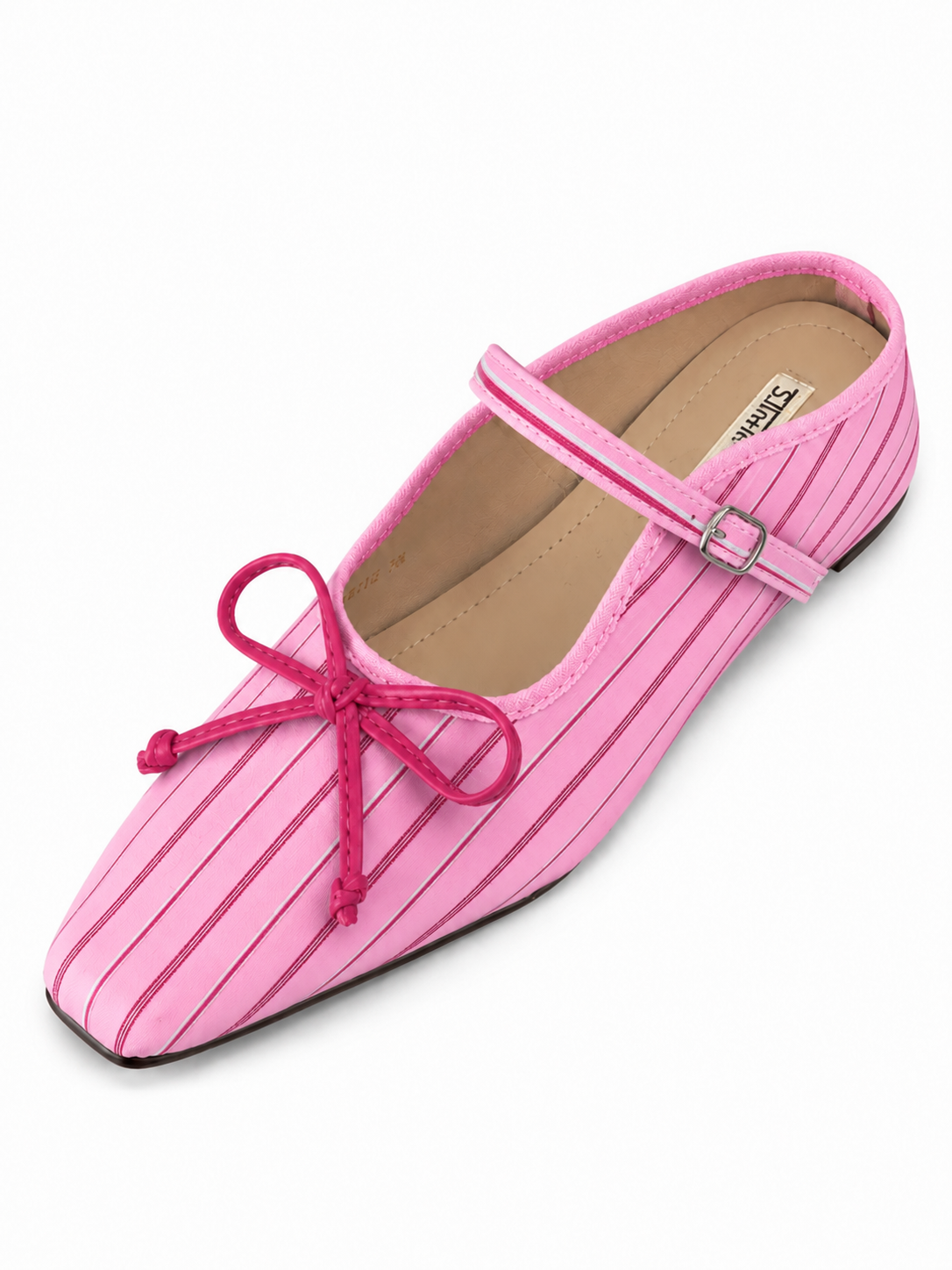 Vintage Bow Mary Jane Flats