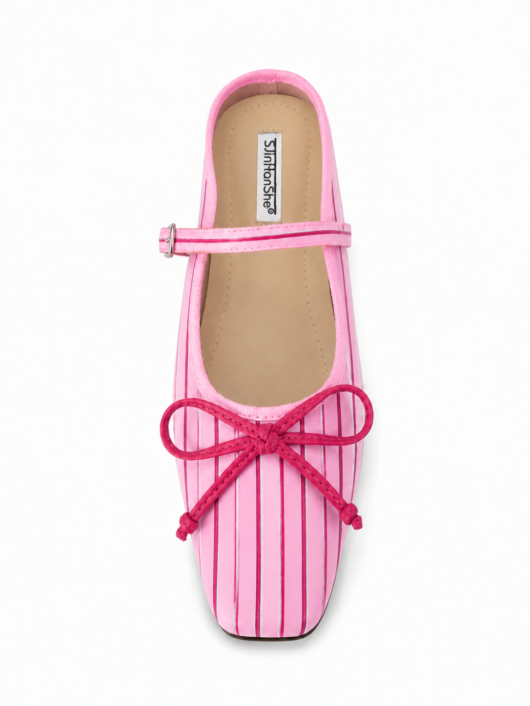 Vintage Bow Mary Jane Flats