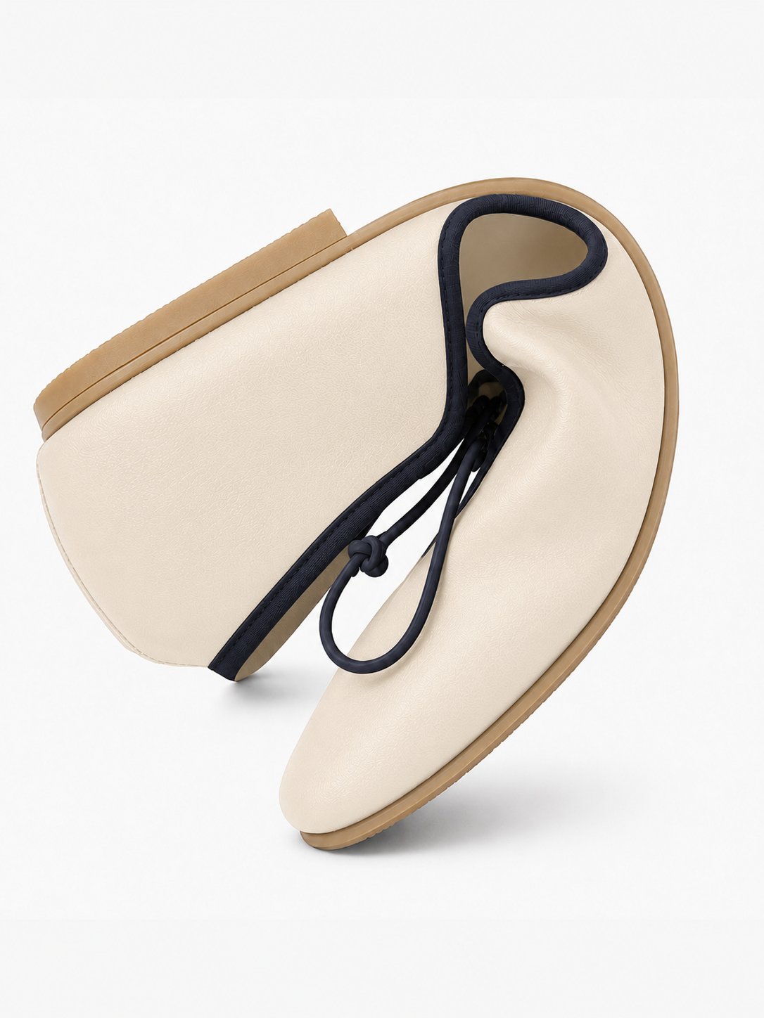 Square Toe Ballet Flats – Soft Leather Bow Flats for Everyday Comfort
