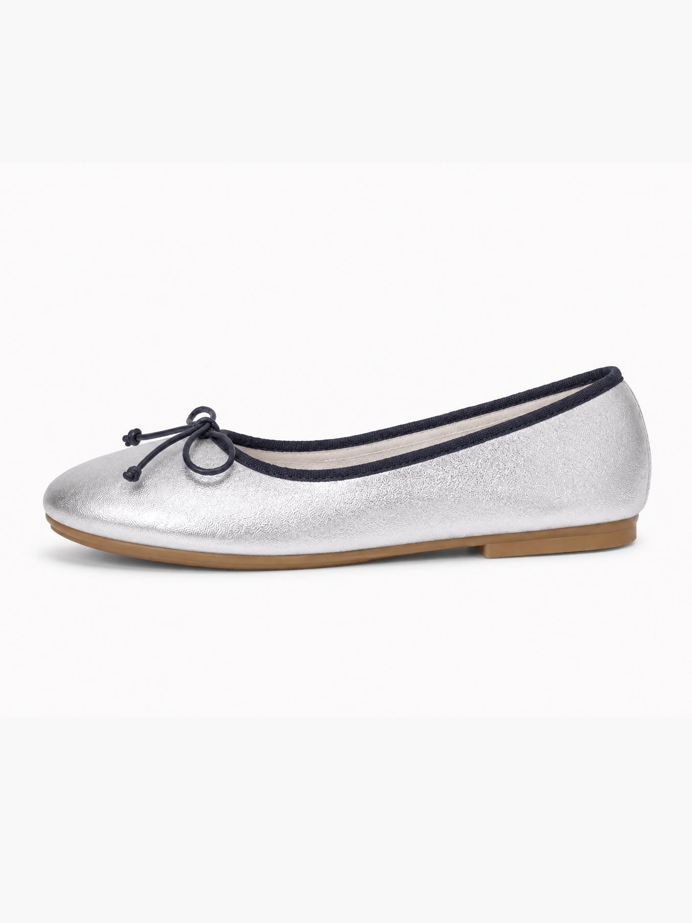 Square Toe Ballet Flats – Soft Leather Bow Flats for Everyday Comfort