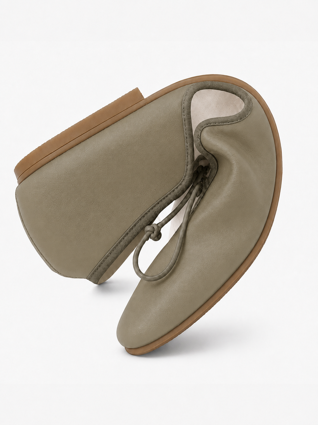 Square Toe Ballet Flats – Soft Leather Bow Flats for Everyday Comfort