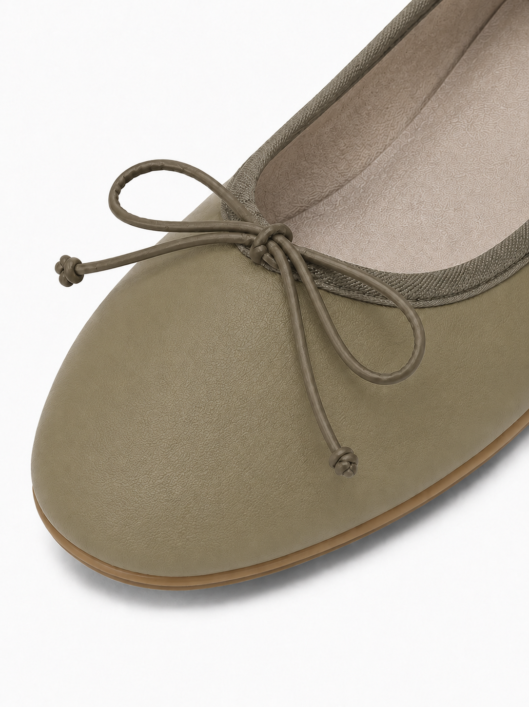 Square Toe Ballet Flats – Soft Leather Bow Flats for Everyday Comfort