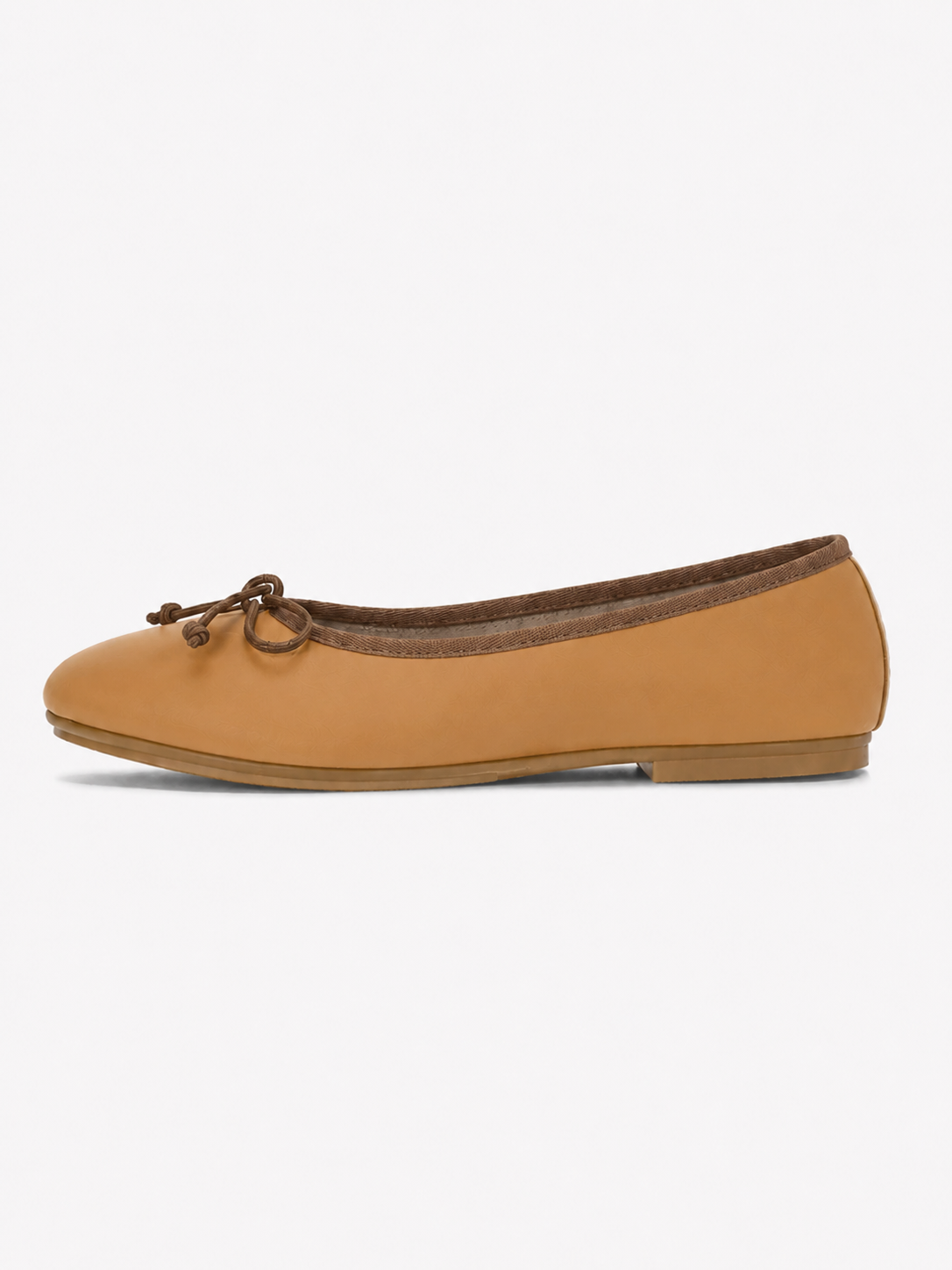 Square Toe Ballet Flats – Soft Leather Bow Flats for Everyday Comfort