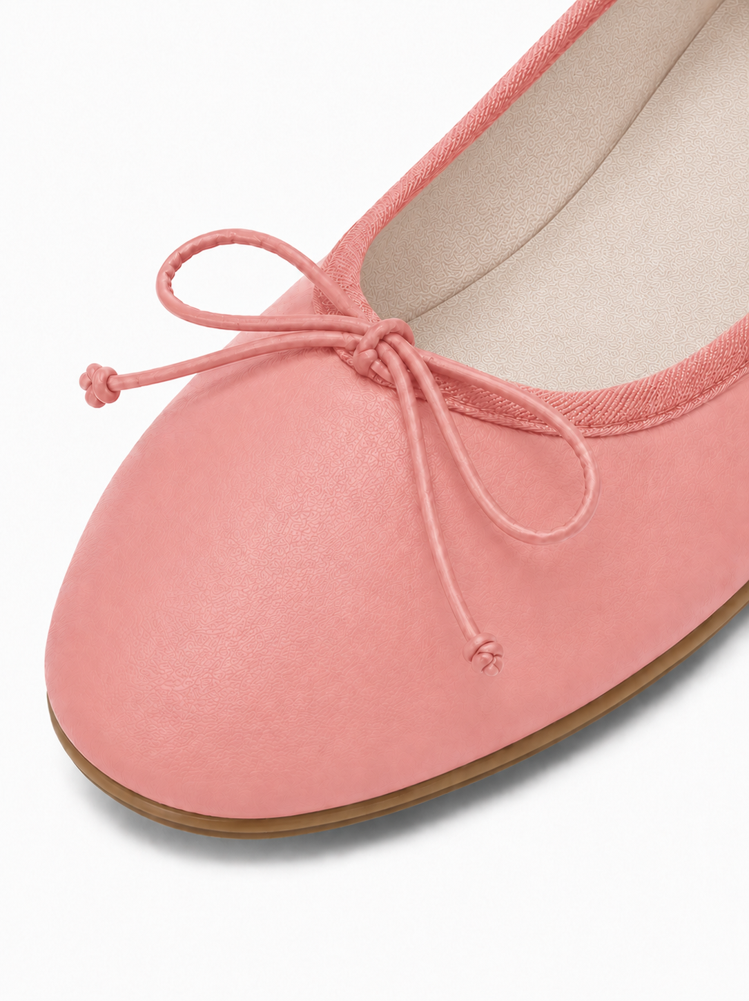 Square Toe Ballet Flats – Soft Leather Bow Flats for Everyday Comfort