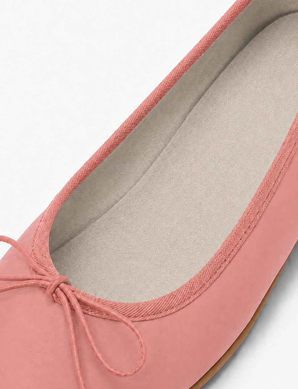 Square Toe Ballet Flats – Soft Leather Bow Flats for Everyday Comfort