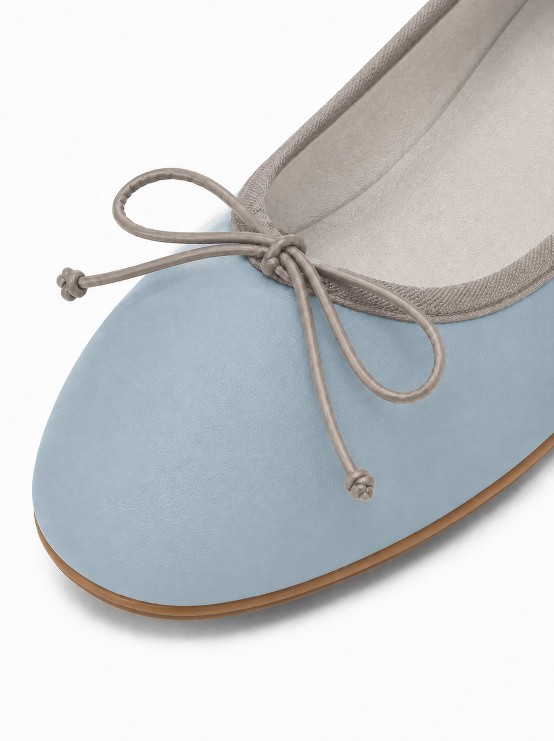Square Toe Ballet Flats – Soft Leather Bow Flats for Everyday Comfort