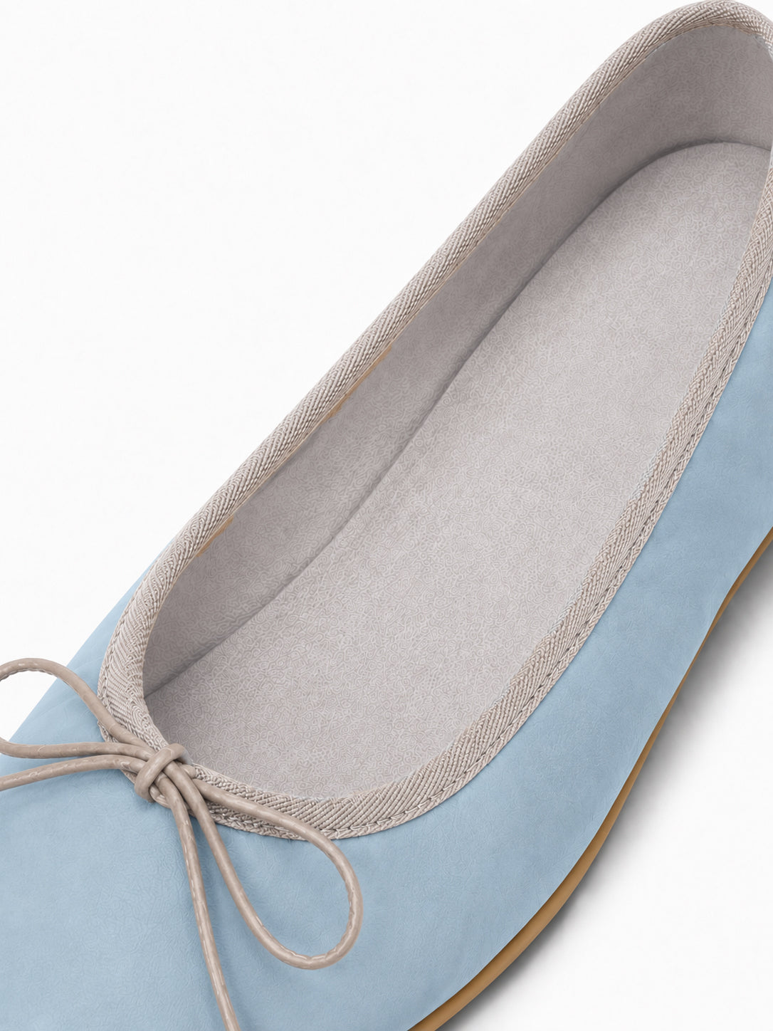 Square Toe Ballet Flats – Soft Leather Bow Flats for Everyday Comfort