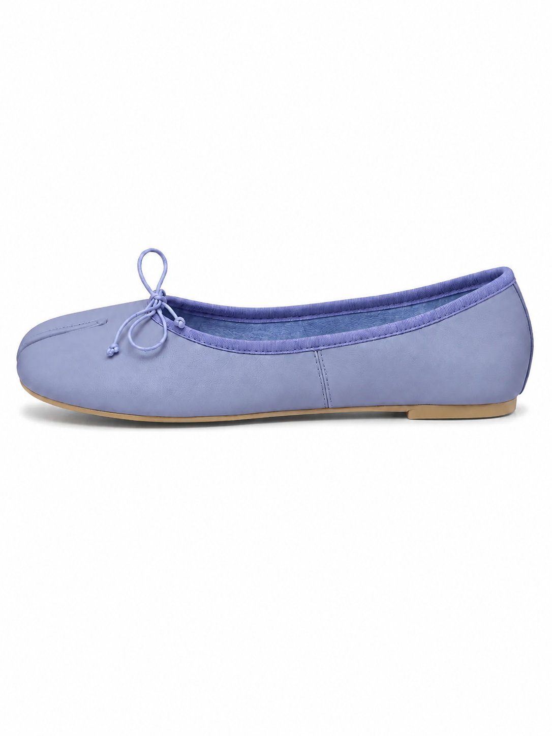 Split-Toe Bow Ballet Flats for Women – Soft Slip-On Shoes