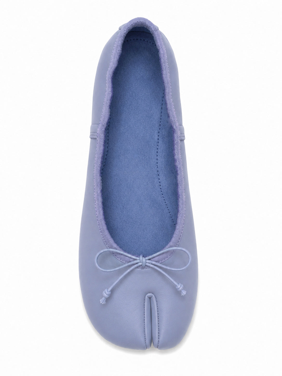 Split-Toe Bow Ballet Flats for Women – Soft Slip-On Shoes