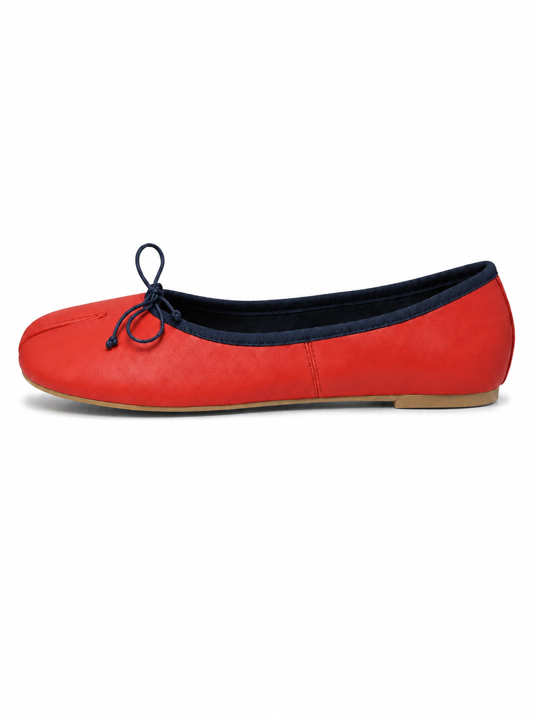 Split-Toe Bow Ballet Flats for Women – Soft Slip-On Shoes