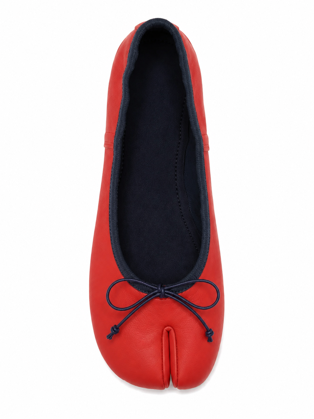 Split-Toe Bow Ballet Flats for Women – Soft Slip-On Shoes