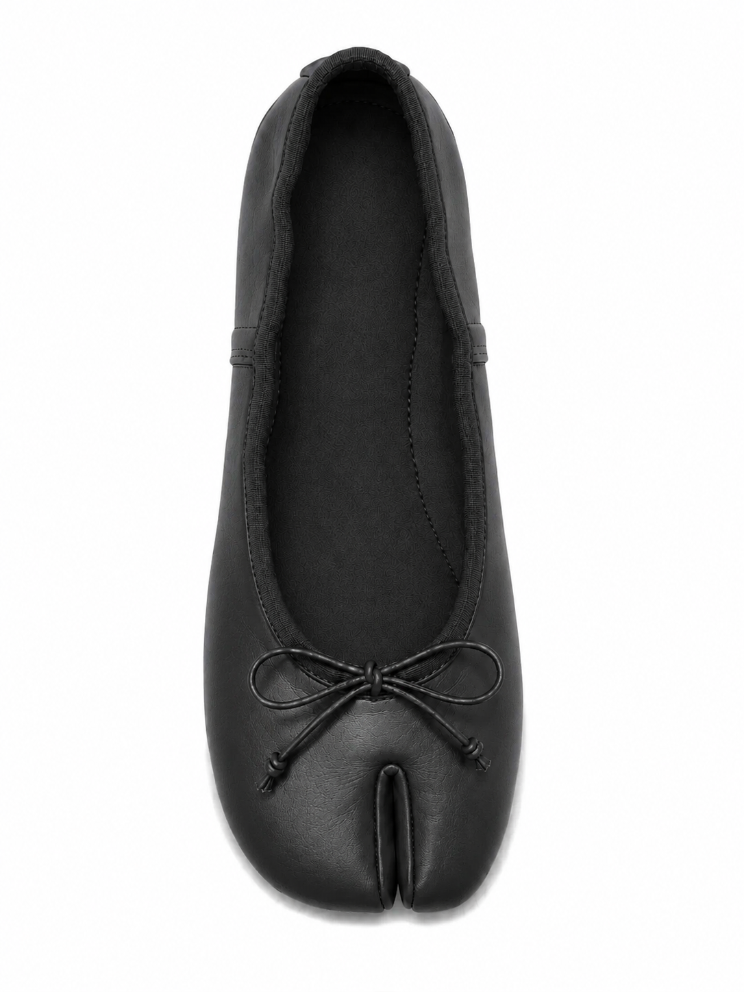 Split-Toe Bow Ballet Flats for Women – Soft Slip-On Shoes