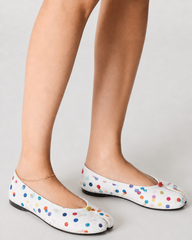 Retro Split Toe Mary Jane Inspired Slip-On Shoes