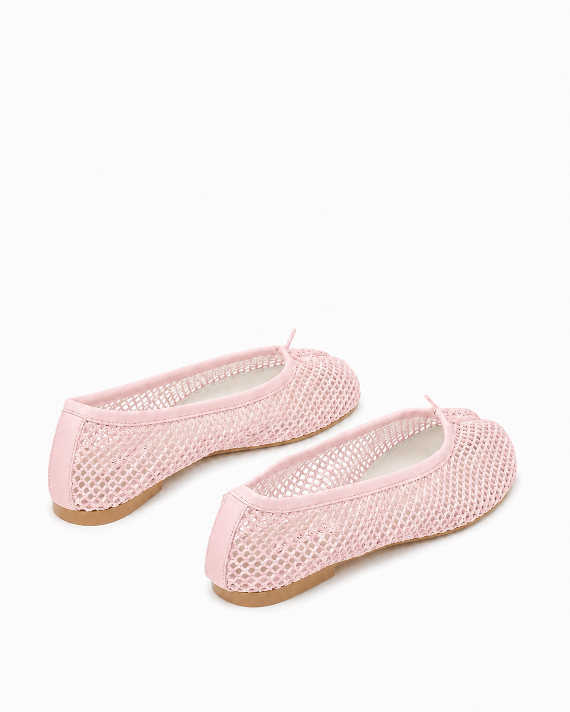 Women’s Tabi Mesh Ballet Flats – Breathable Split Toe Bow Flats