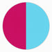 Hot Pink Sole / Light Blue Straps