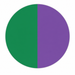 Green Sole / Purple Straps