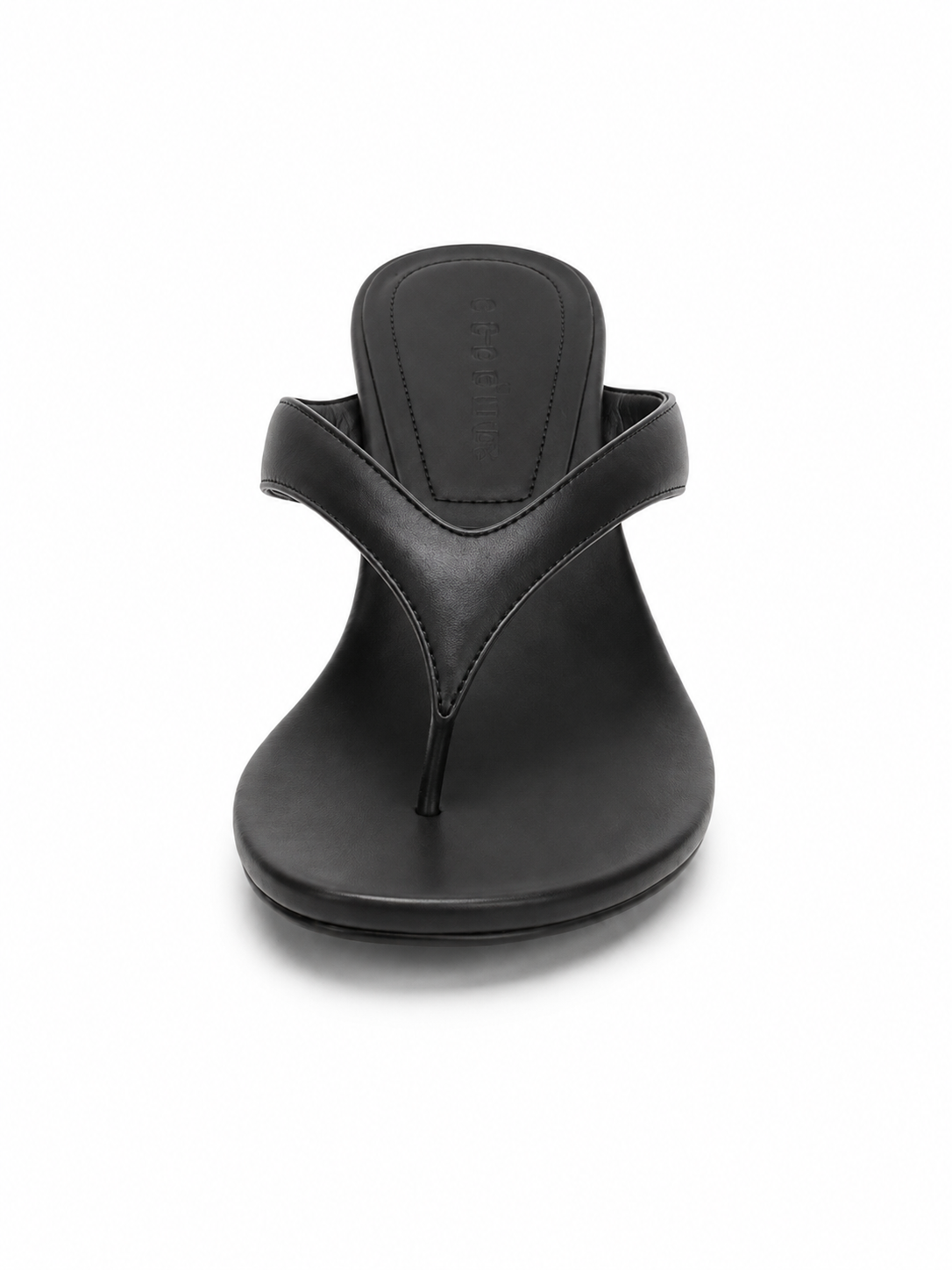Sculpted Low Wedge Flip Flops – Minimalist Thong Sandals for Women