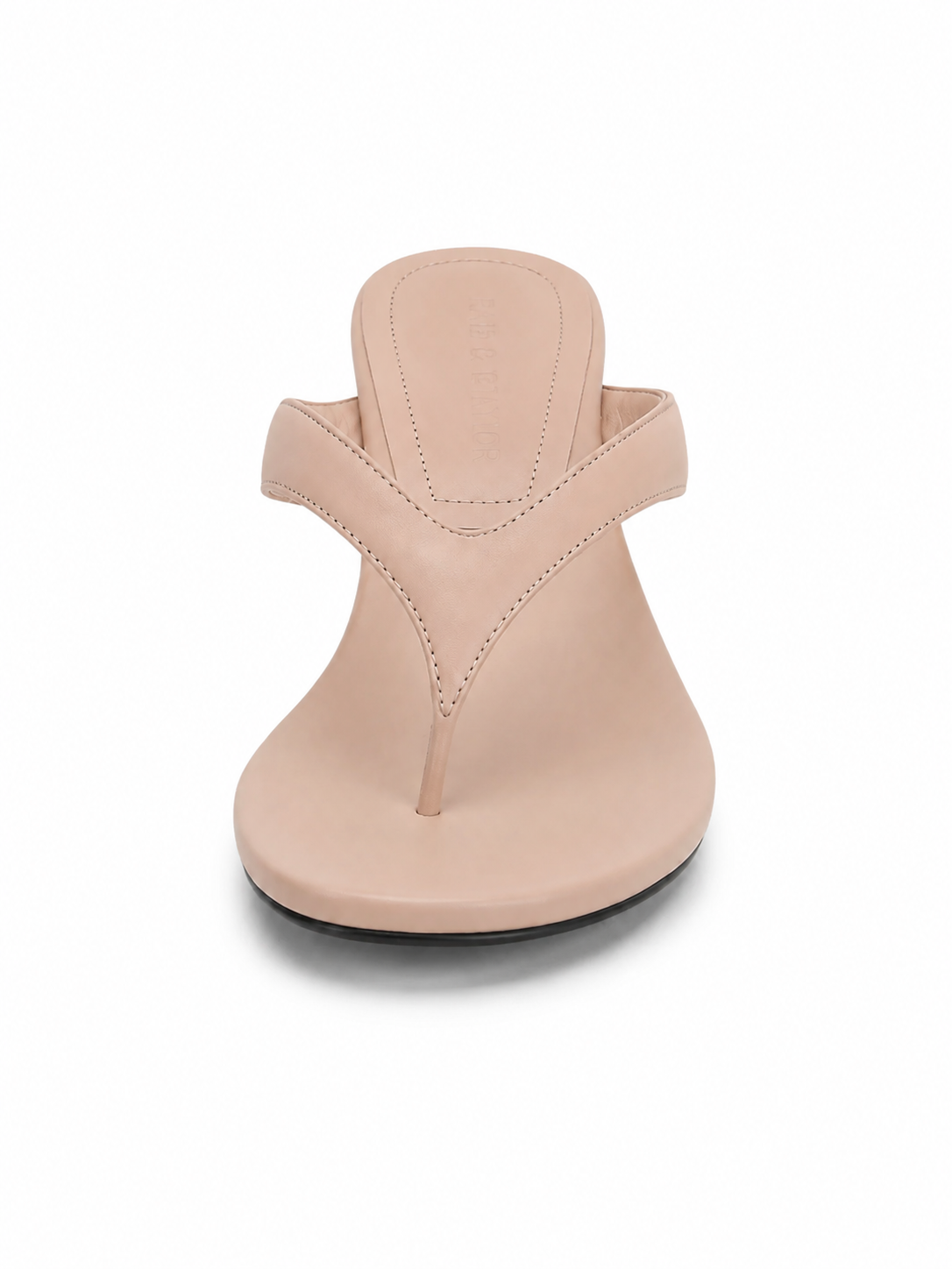 Sculpted Low Wedge Flip Flops – Minimalist Thong Sandals for Women