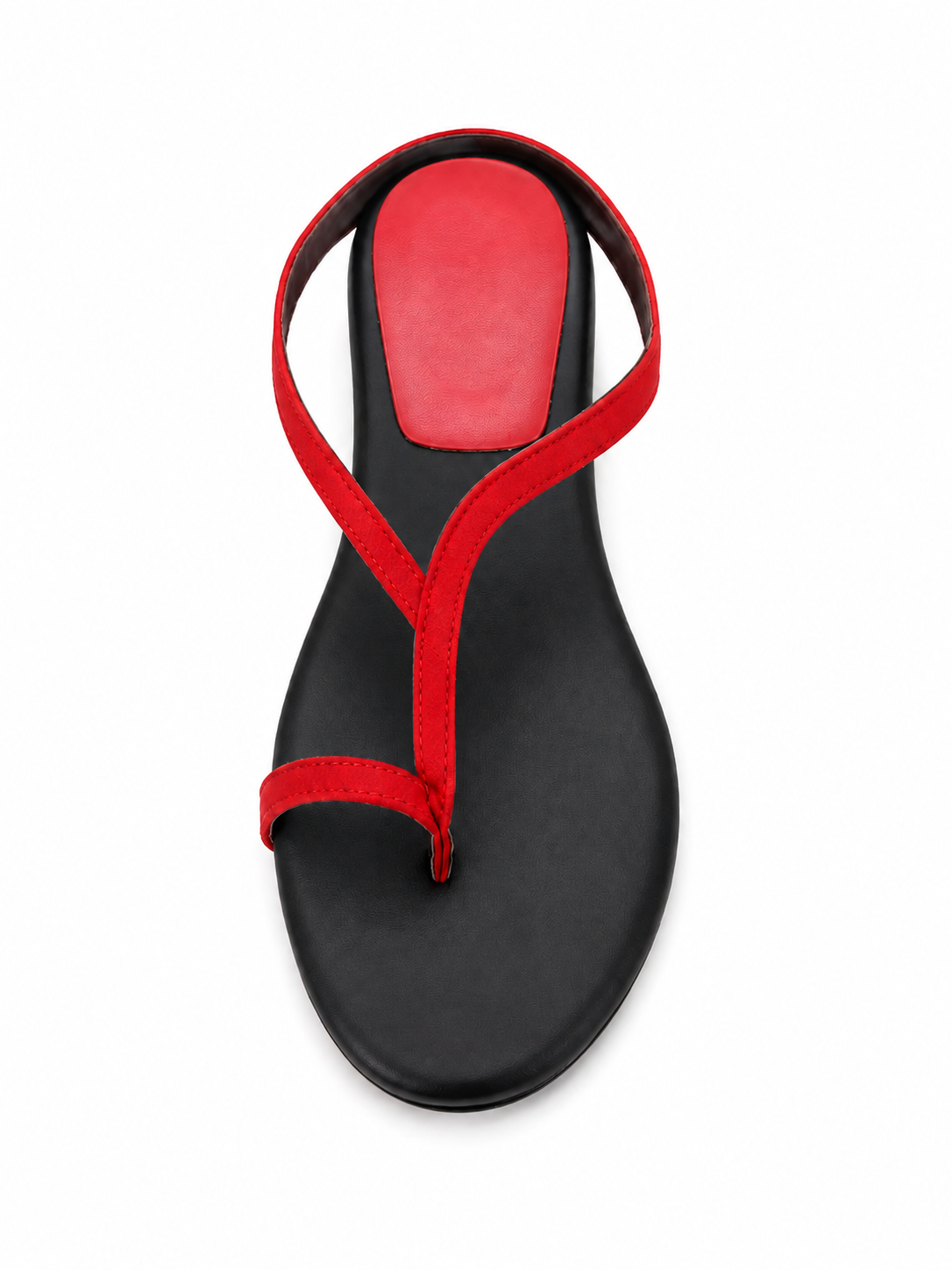 Women’s Asymmetric Toe Loop Kitten Heel Sandals