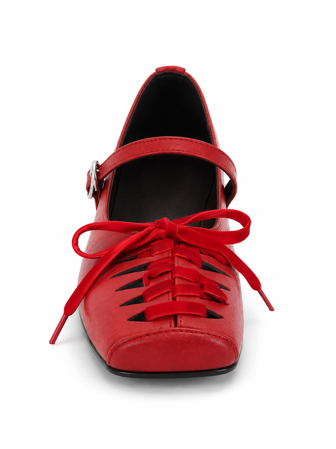 Retro Ribbon Mary Jane Flats