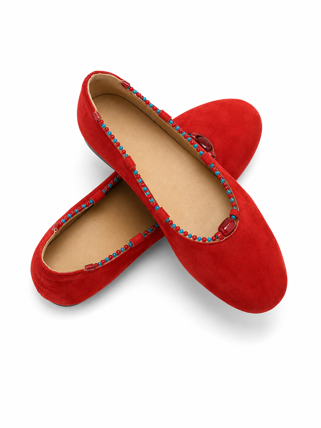 Vintage Beaded Ballet Flats