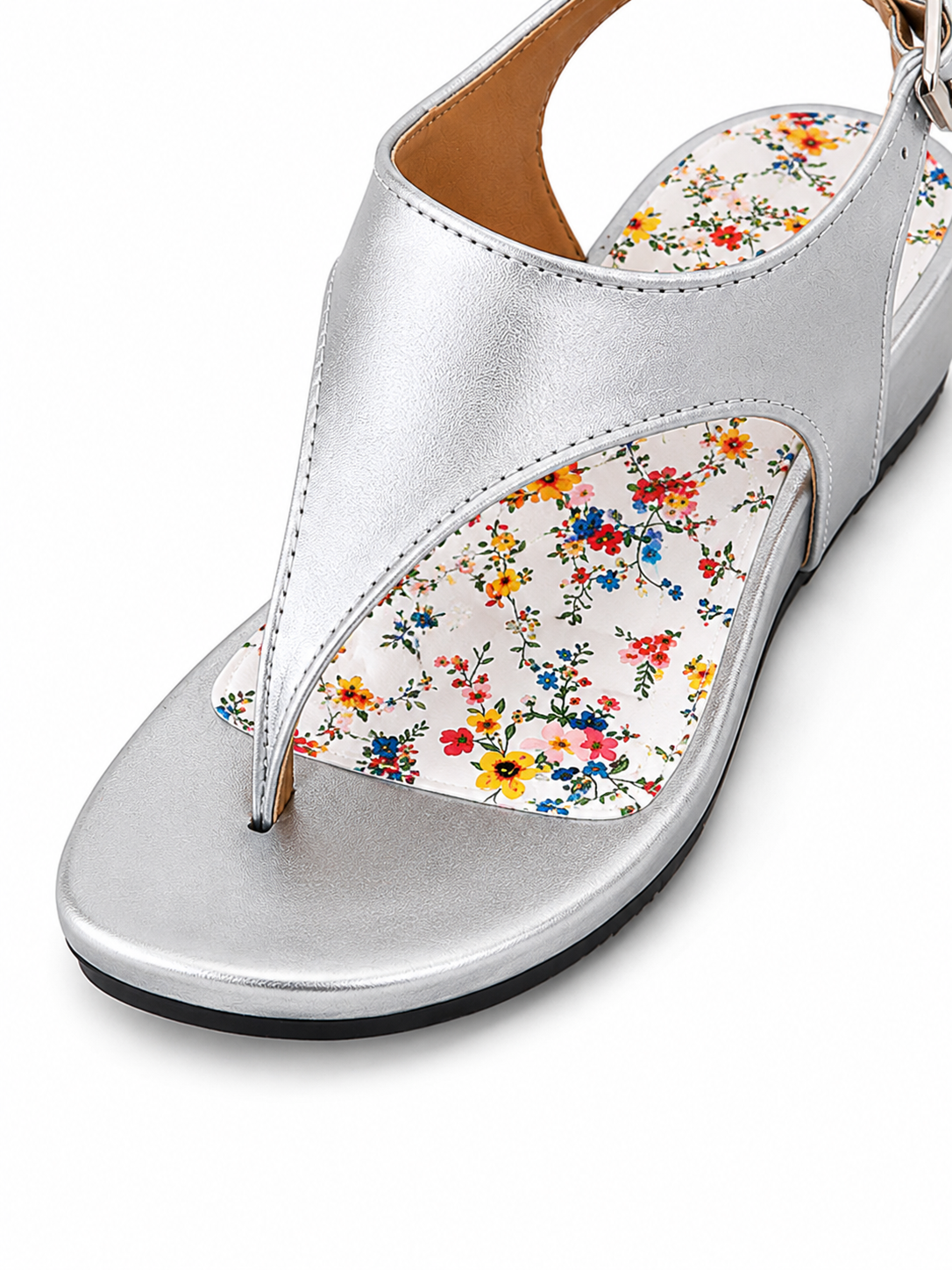 Women’s Comfort Wedge Sandals – Casual Slingback Thong Sandals for Everyday Wear